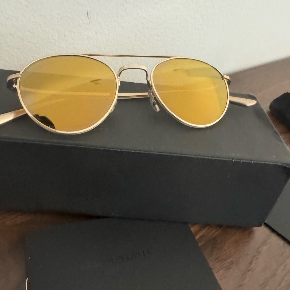 The Row x Oliver Peoples Aviators
